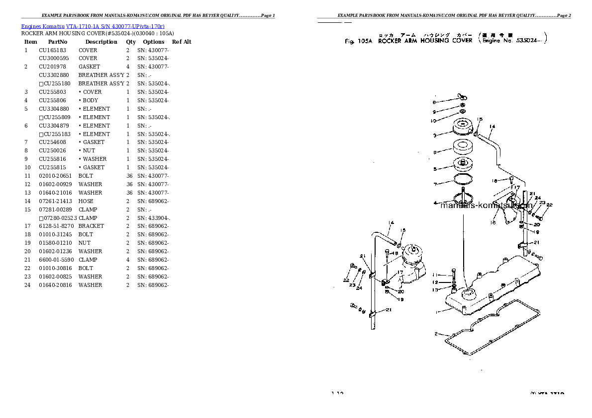 Protected: VTA-1710-1A S/N 430077-UP Partsbook