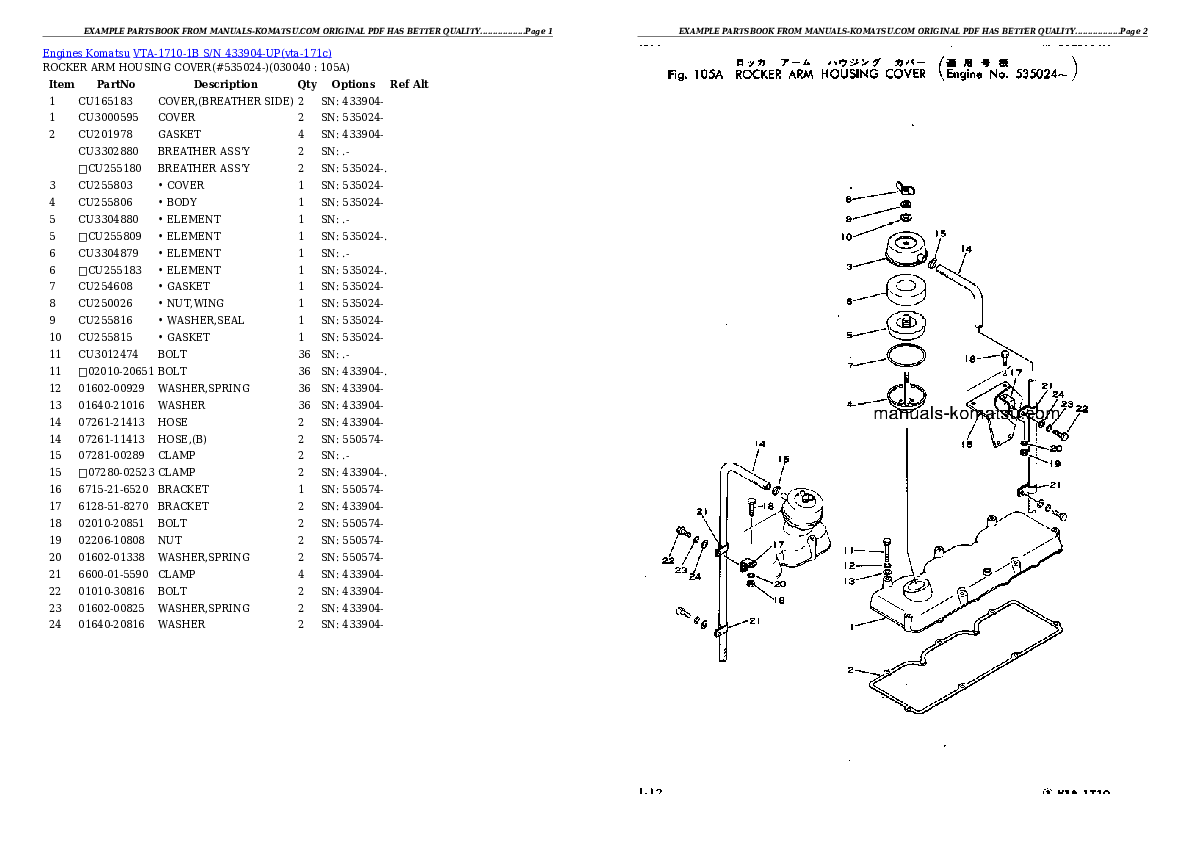 Protected: VTA-1710-1B S/N 433904-UP Partsbook