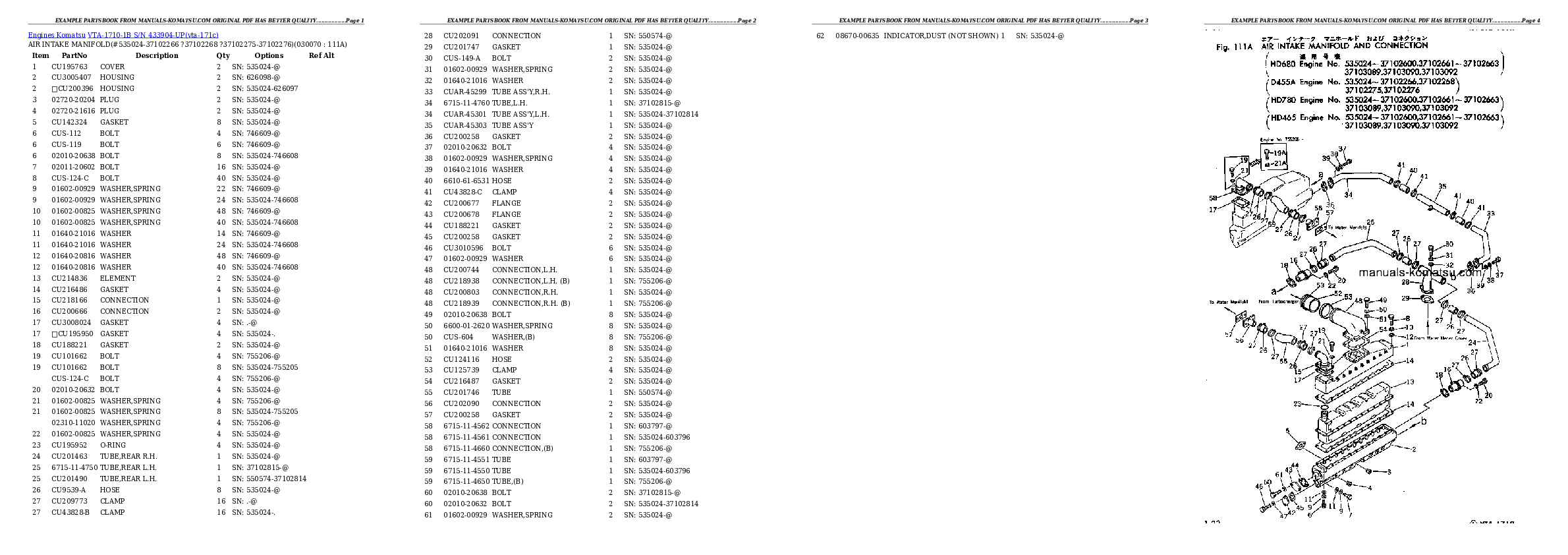 Protected: VTA-1710-1B S/N 433904-UP Partsbook