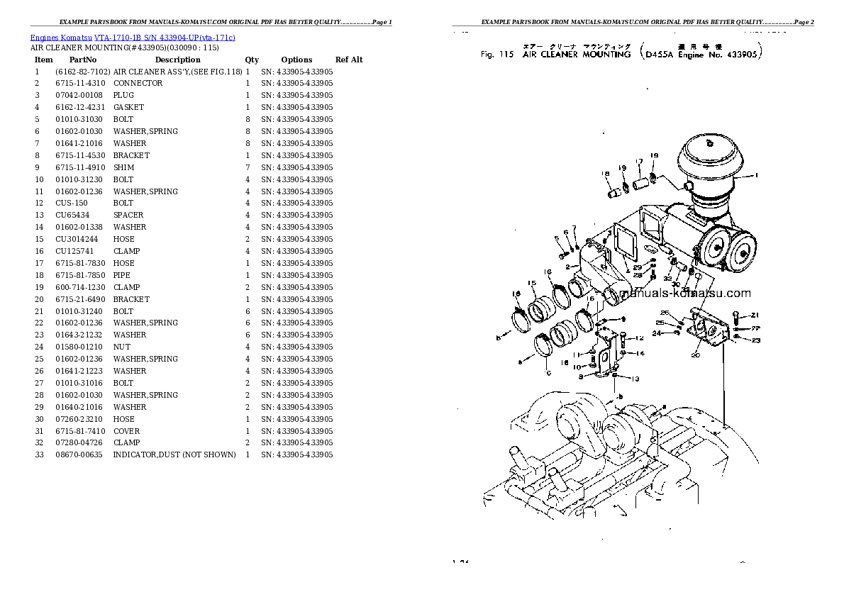 Protected: VTA-1710-1B S/N 433904-UP Partsbook