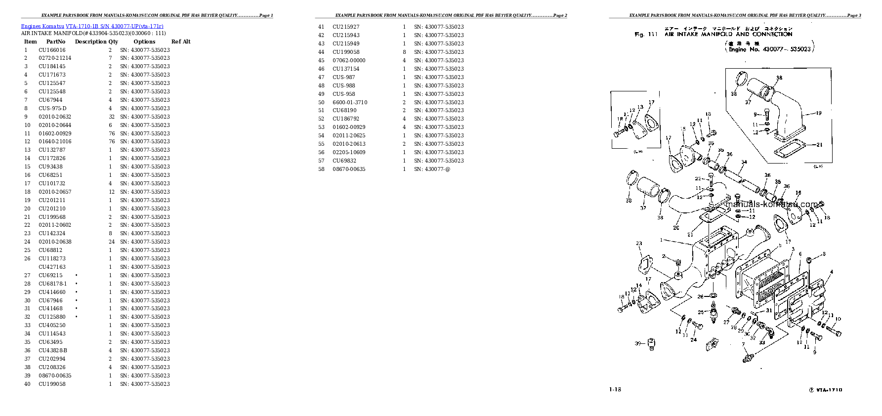 Protected: VTA-1710-1B S/N 430077-UP Partsbook