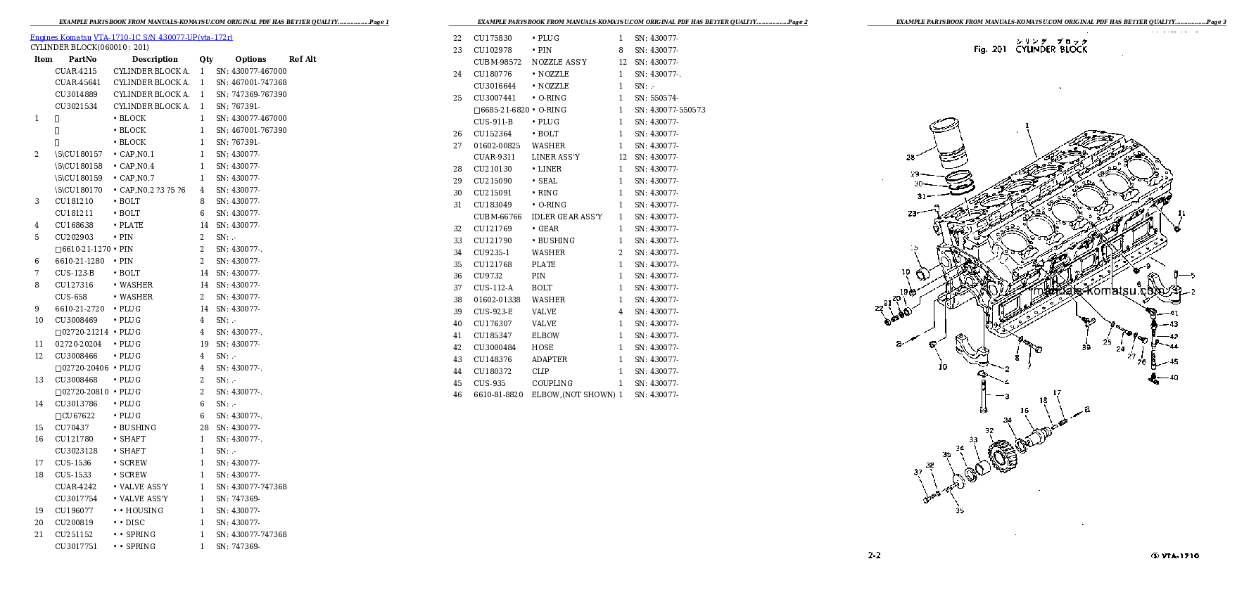 Protected: VTA-1710-1C S/N 430077-UP Partsbook