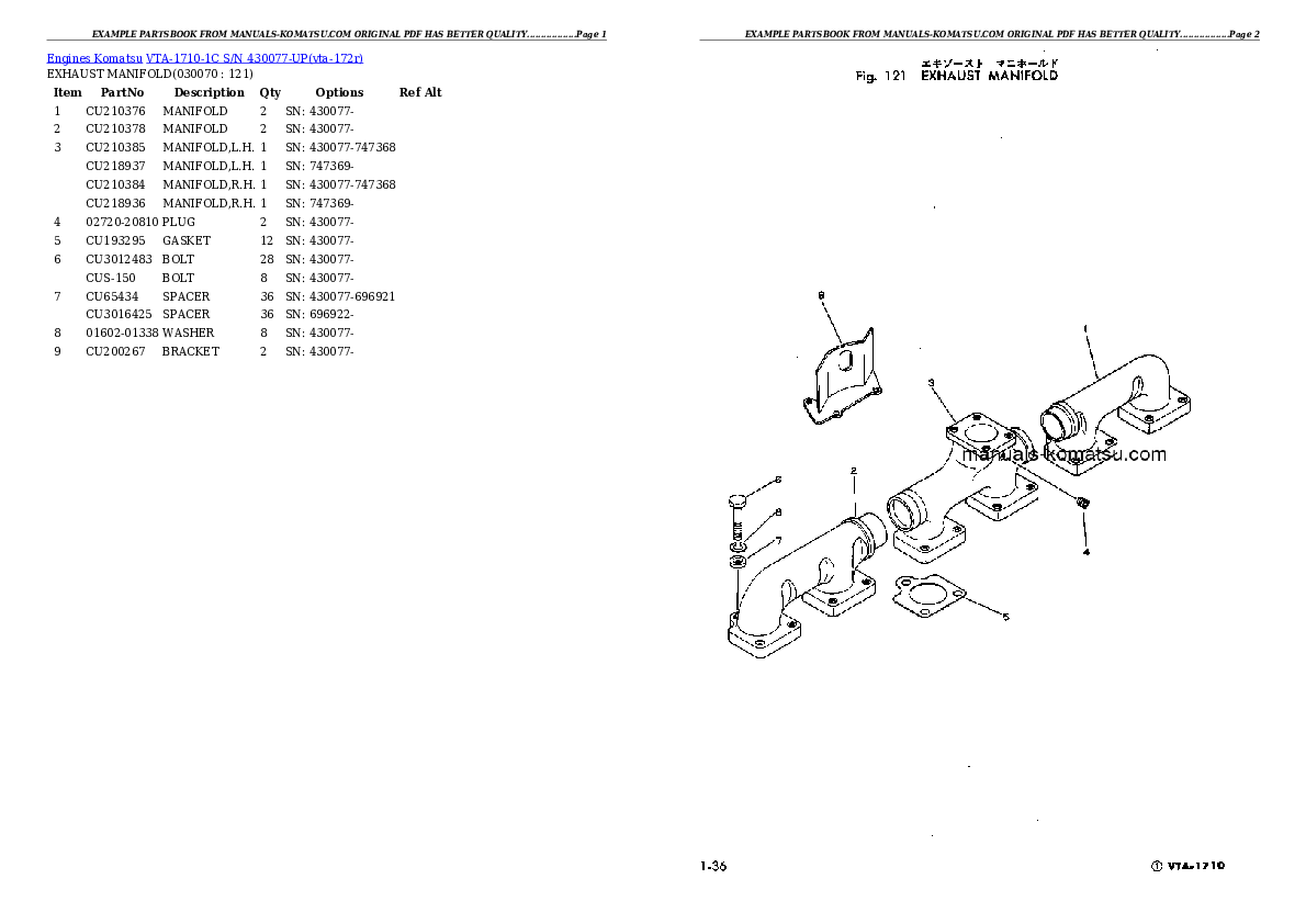 Protected: VTA-1710-1C S/N 430077-UP Partsbook