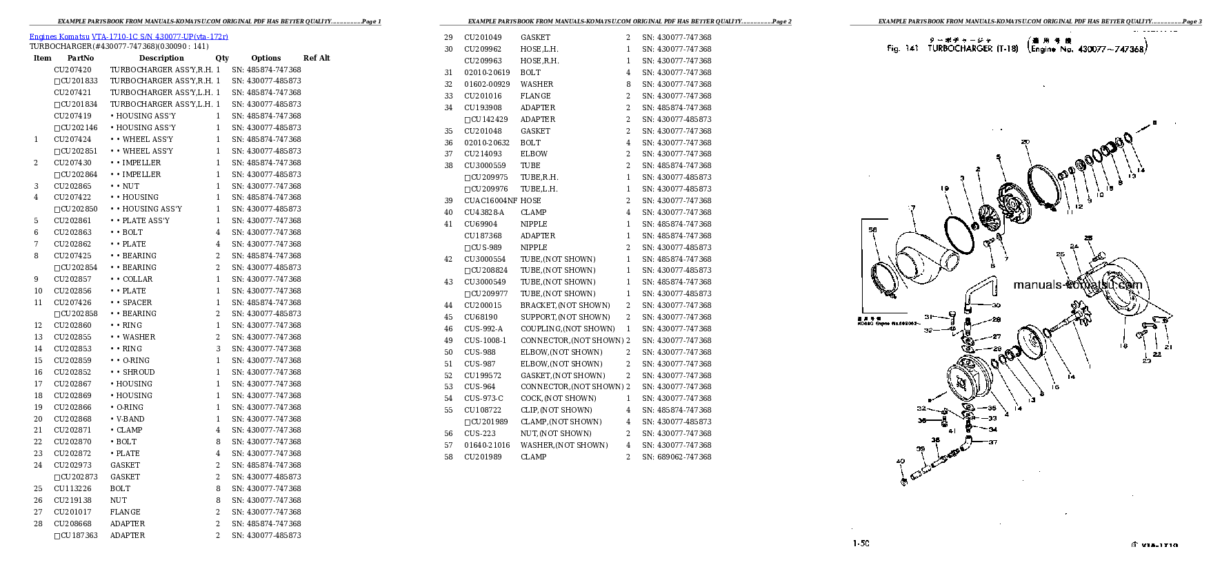 Protected: VTA-1710-1C S/N 430077-UP Partsbook