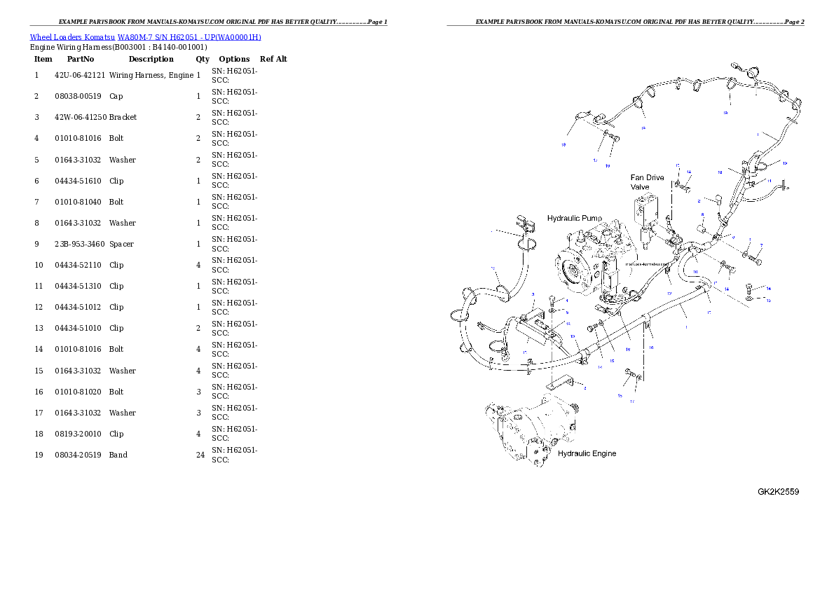 Protected: WA80M-7 S/N H62051 – UP Partsbook