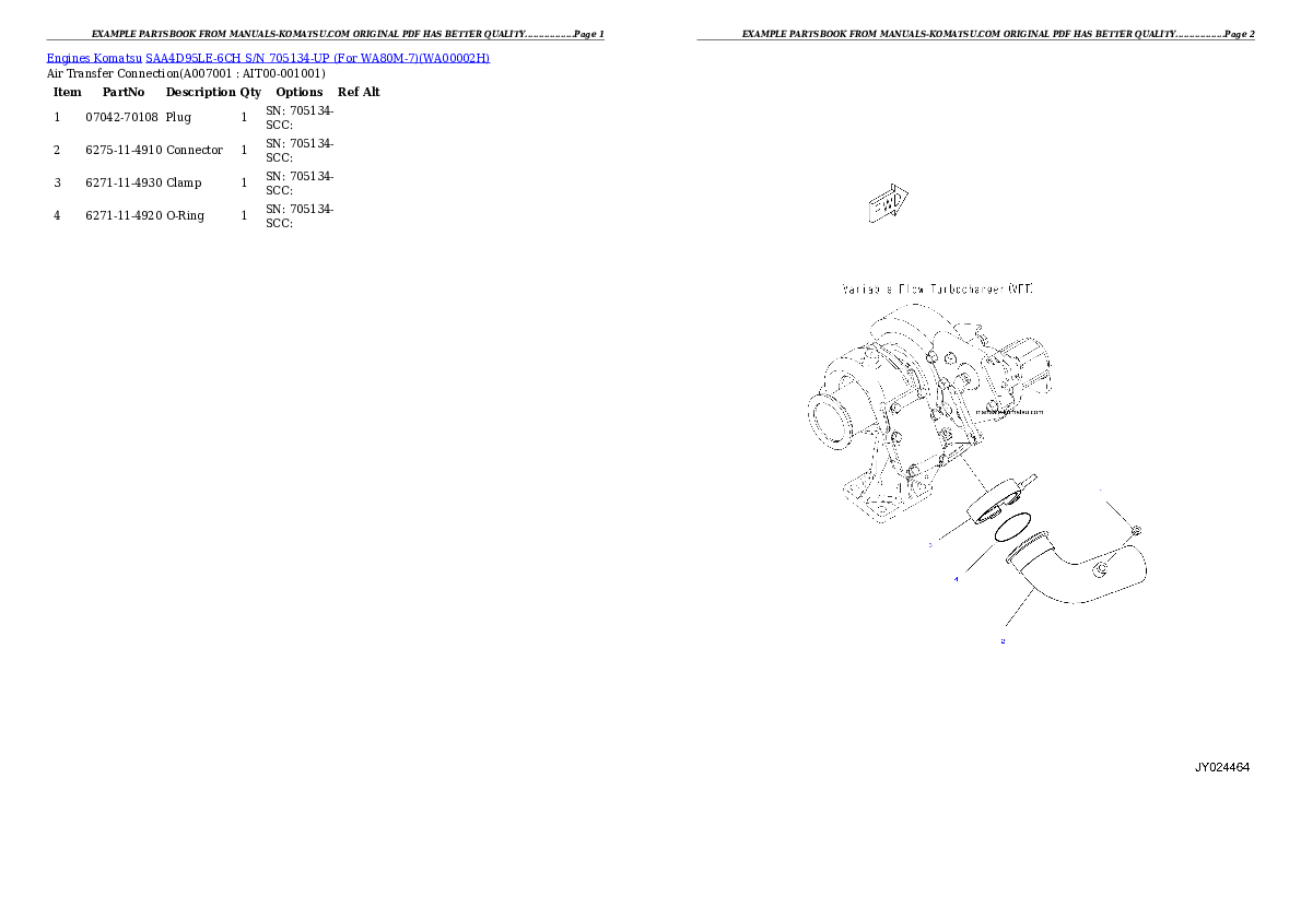Protected: SAA4D95LE-6CH S/N 705134-UP (For WA80M-7) Partsbook