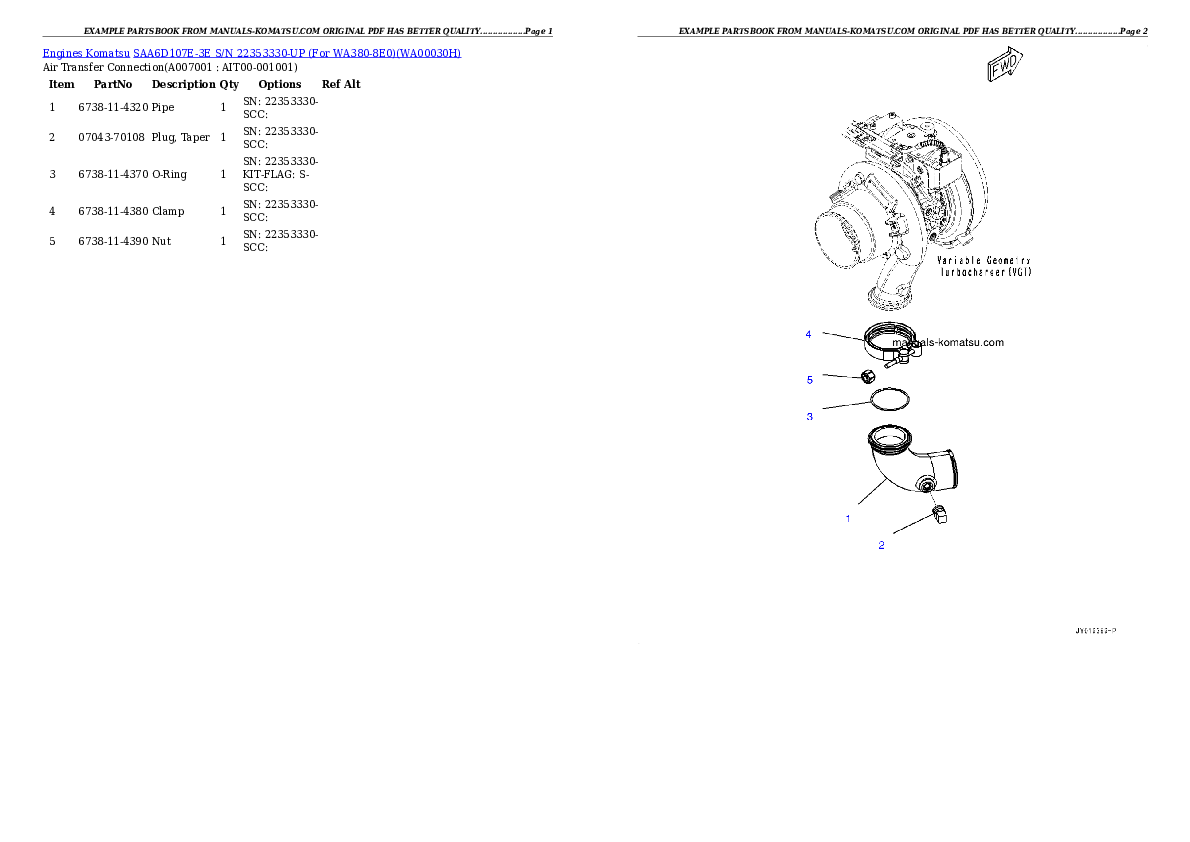Protected: SAA6D107E-3E S/N 22353330-UP (For WA380-8E0) Partsbook