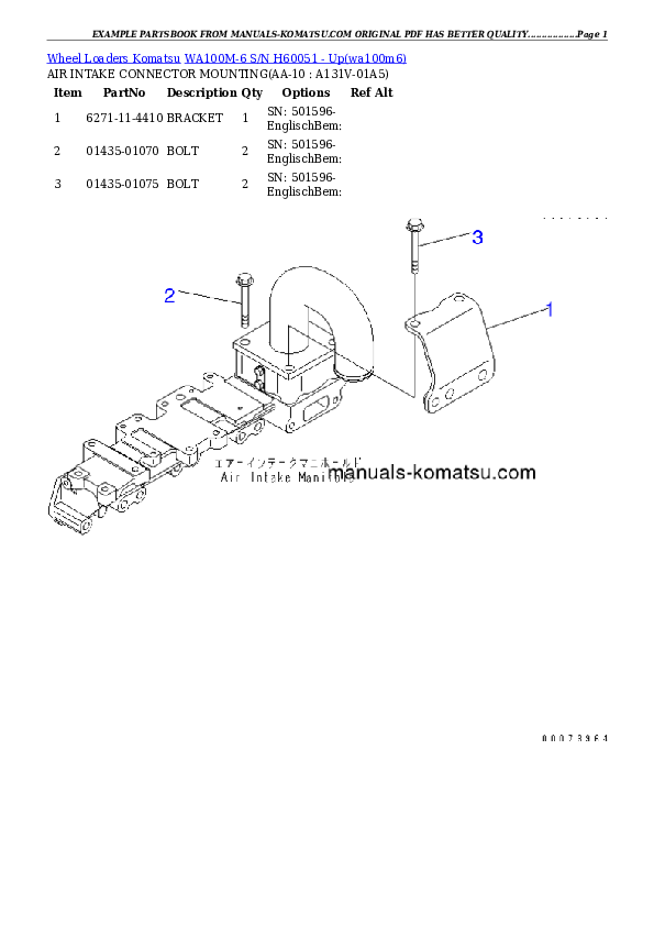 Protected: WA100M-6 S/N H60051 – Up Partsbook