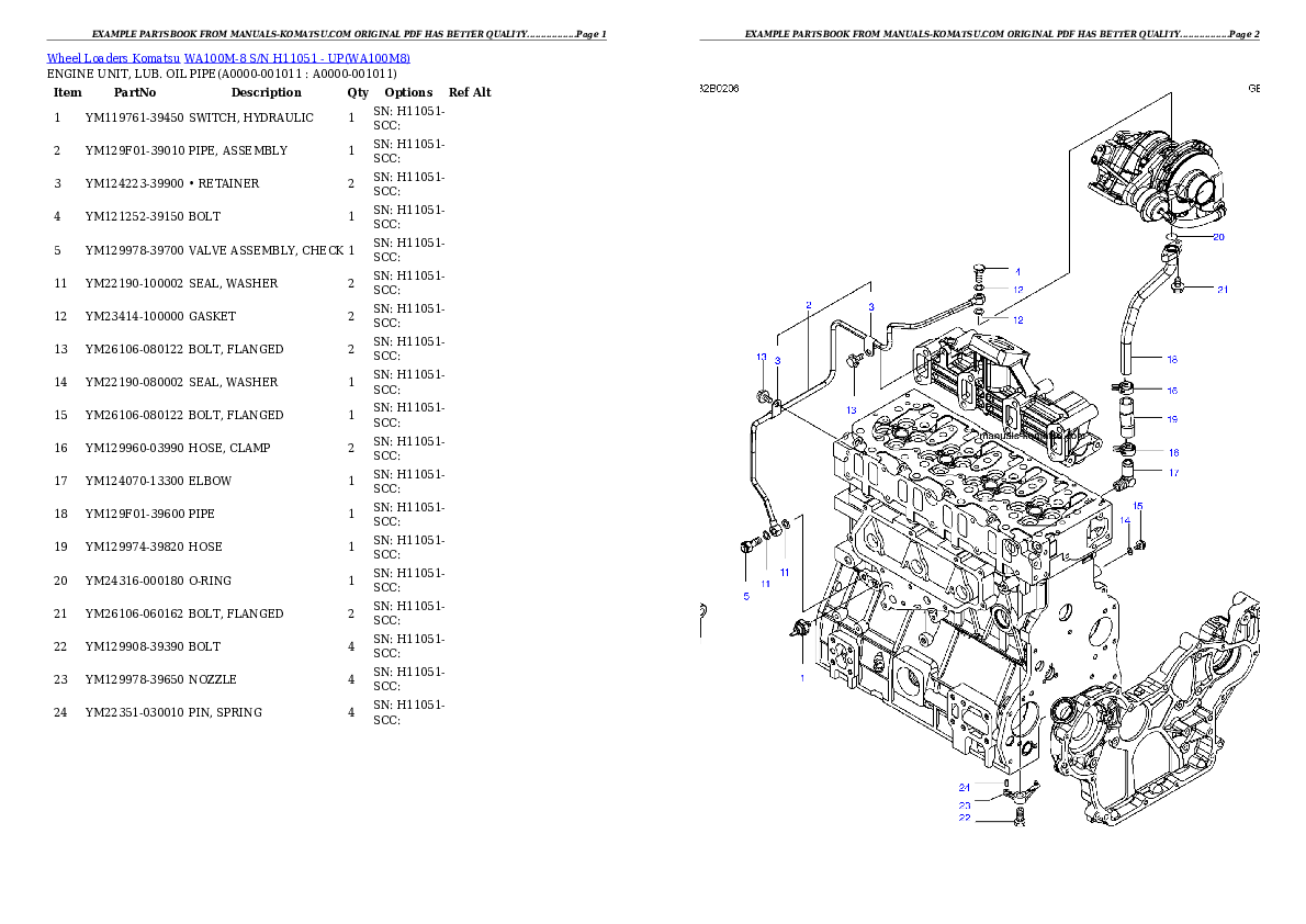 Protected: WA100M-8 S/N H11051 – UP Partsbook