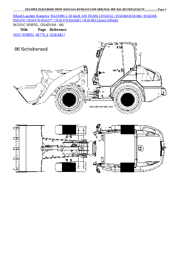 Protected: WA100M-5 30 km/h S/N H50051-H50352 / H50360-H50366 / H50369-H50374 / H50376-H50377 / H50379-H50381 / H50383-Up Partsbook