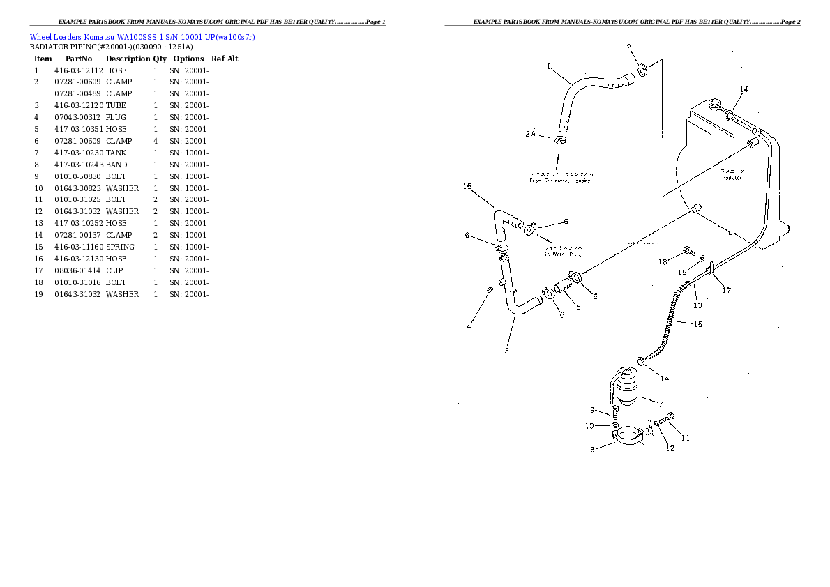 Protected: WA100SSS-1 S/N 10001-UP Partsbook