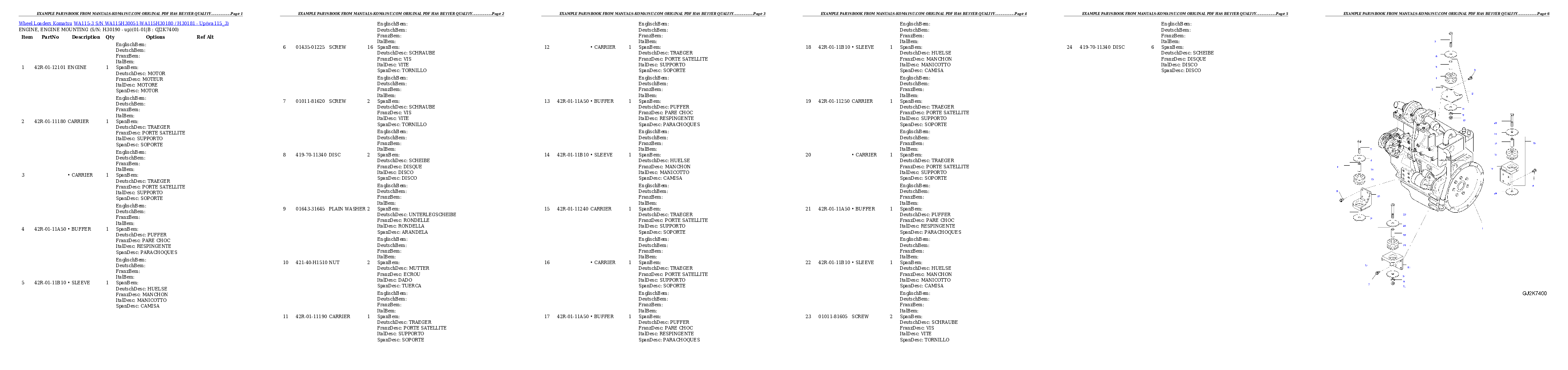 Protected: WA115-3 S/N WA115H30051-WA115H30180 / H30181 – Up Partsbook