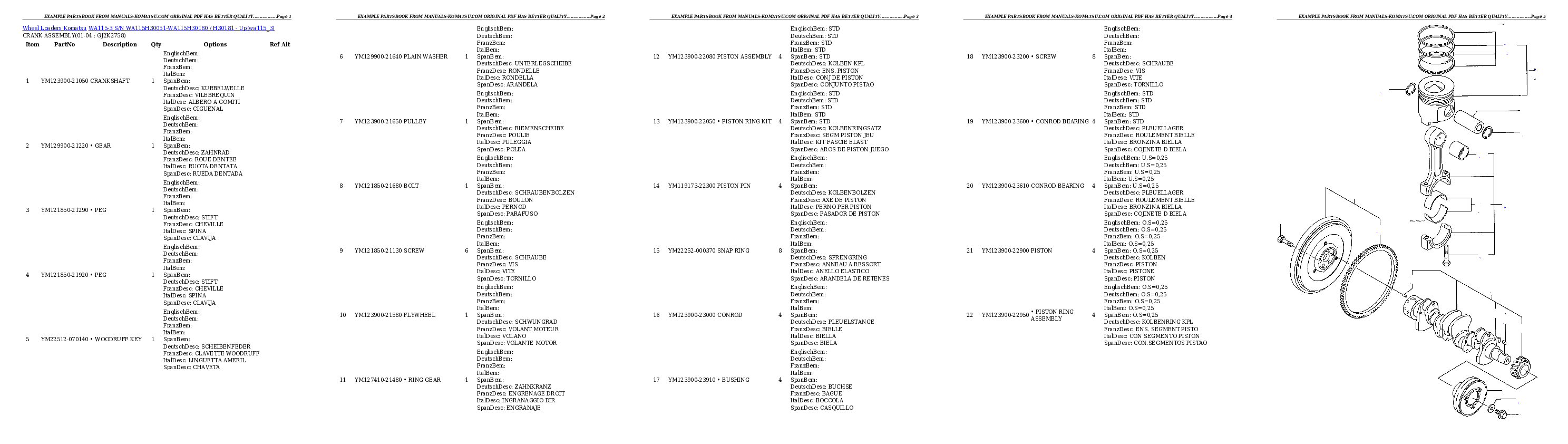 Protected: WA115-3 S/N WA115H30051-WA115H30180 / H30181 – Up Partsbook