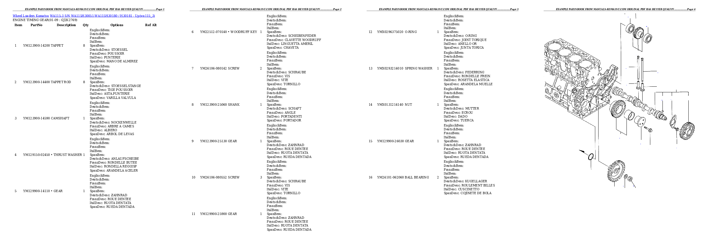 Protected: WA115-3 S/N WA115H30051-WA115H30180 / H30181 – Up Partsbook