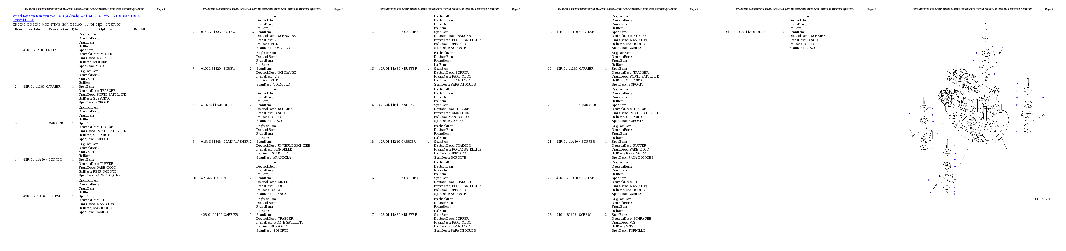 Protected: WA115-3 (35 km/h) WA115H30051-WA115H30180 / H30181 – Up Partsbook