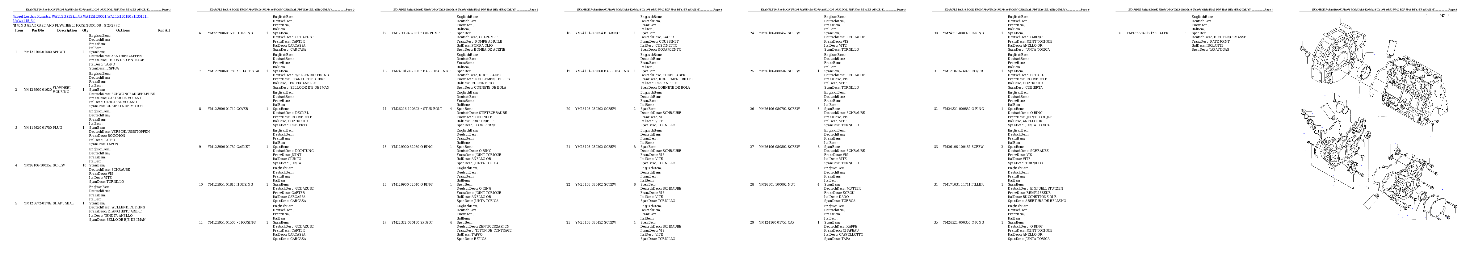 Protected: WA115-3 (35 km/h) WA115H30051-WA115H30180 / H30181 – Up Partsbook