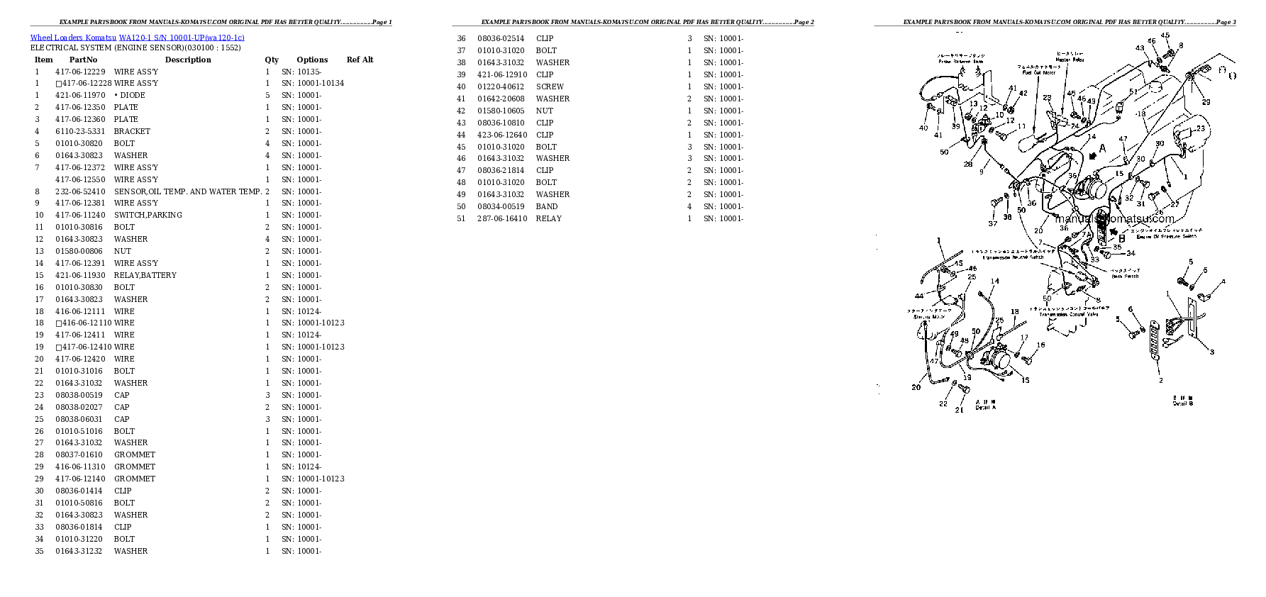 Protected: WA120-1 S/N 10001-UP Partsbook