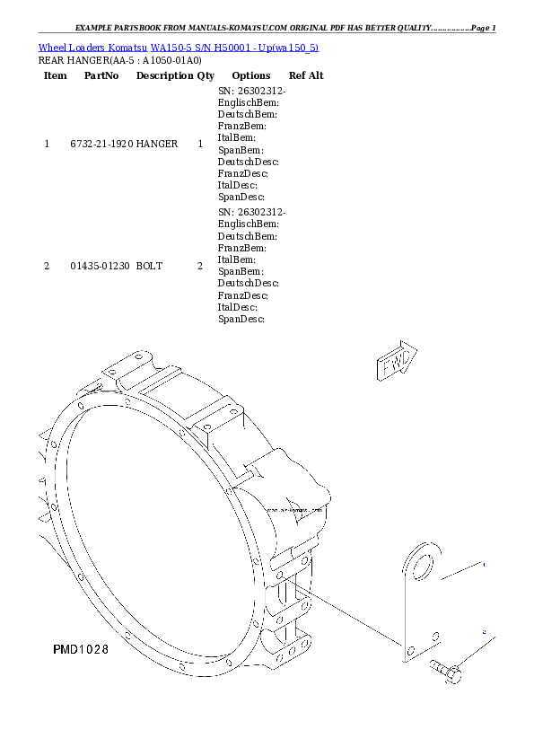 Protected: WA150-5 S/N H50001 – Up Partsbook