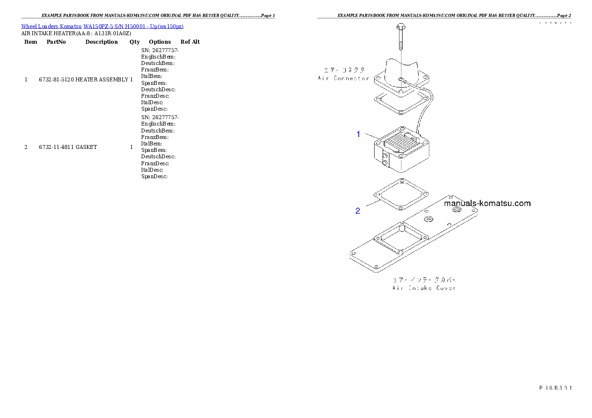 Protected: WA150PZ-5 S/N H50001 – Up Partsbook