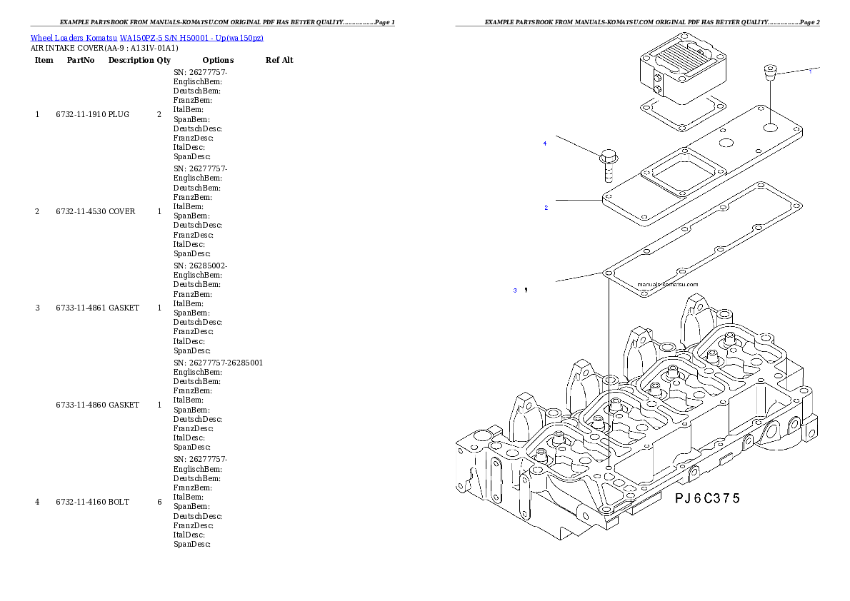 Protected: WA150PZ-5 S/N H50001 – Up Partsbook