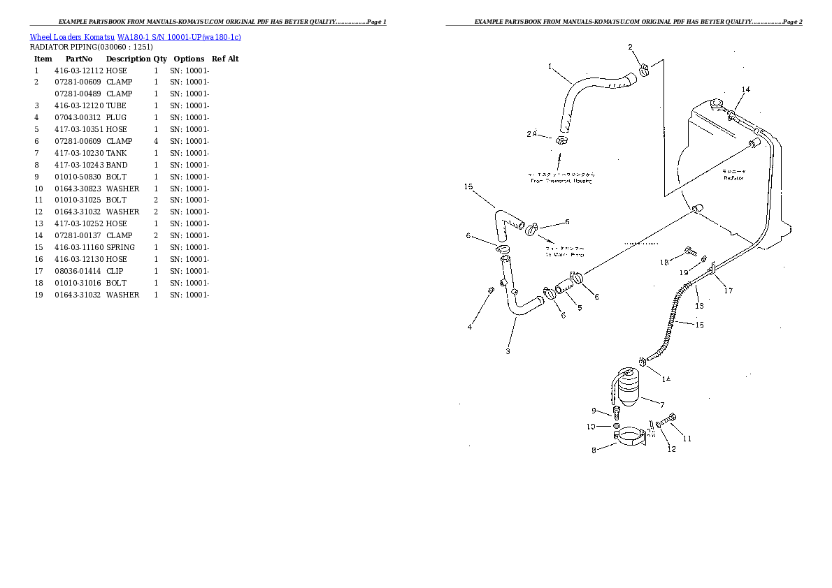 Protected: WA180-1 S/N 10001-UP Partsbook