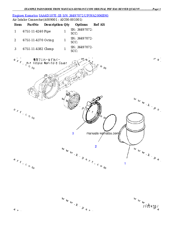 Protected: SAA4D107E-1B S/N 36497072-UP Partsbook