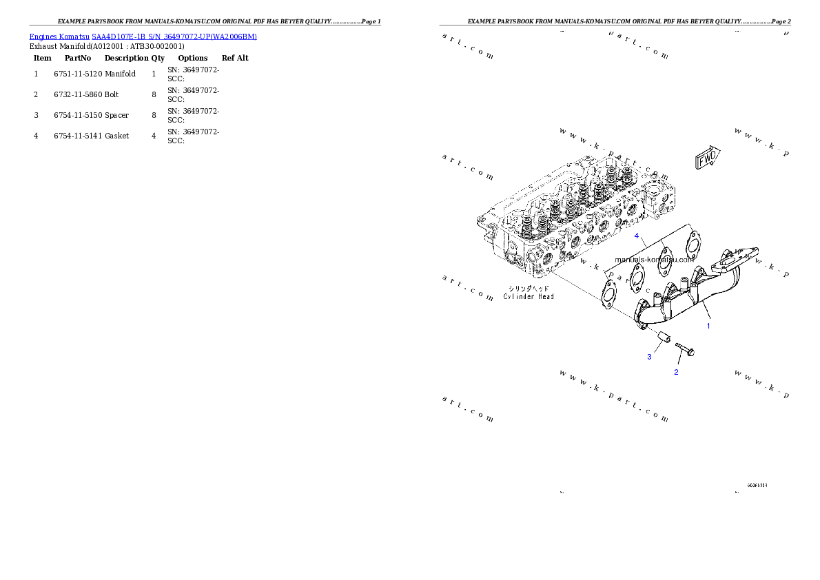 Protected: SAA4D107E-1B S/N 36497072-UP Partsbook