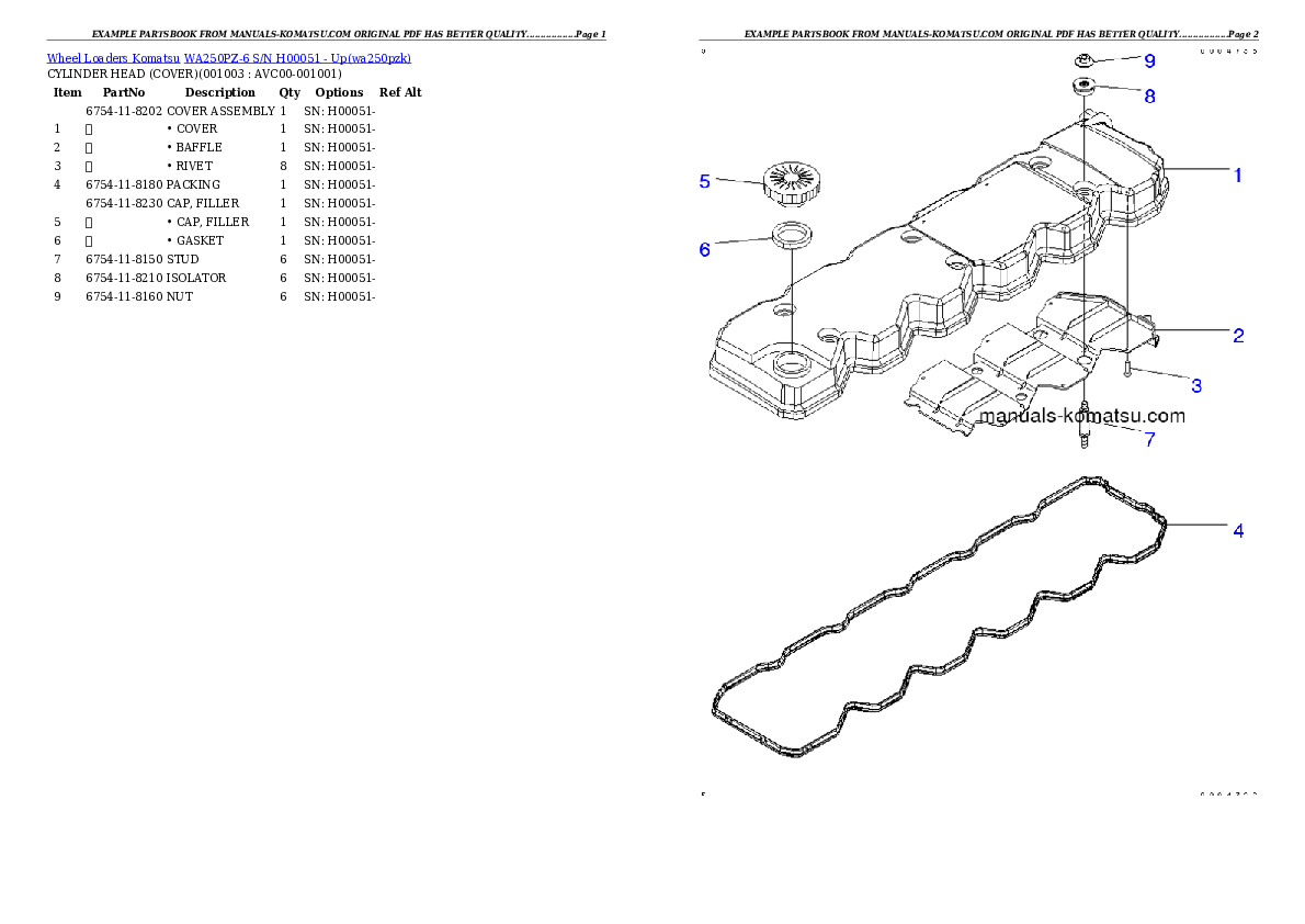 Protected: WA250PZ-6 S/N H00051 – Up Partsbook