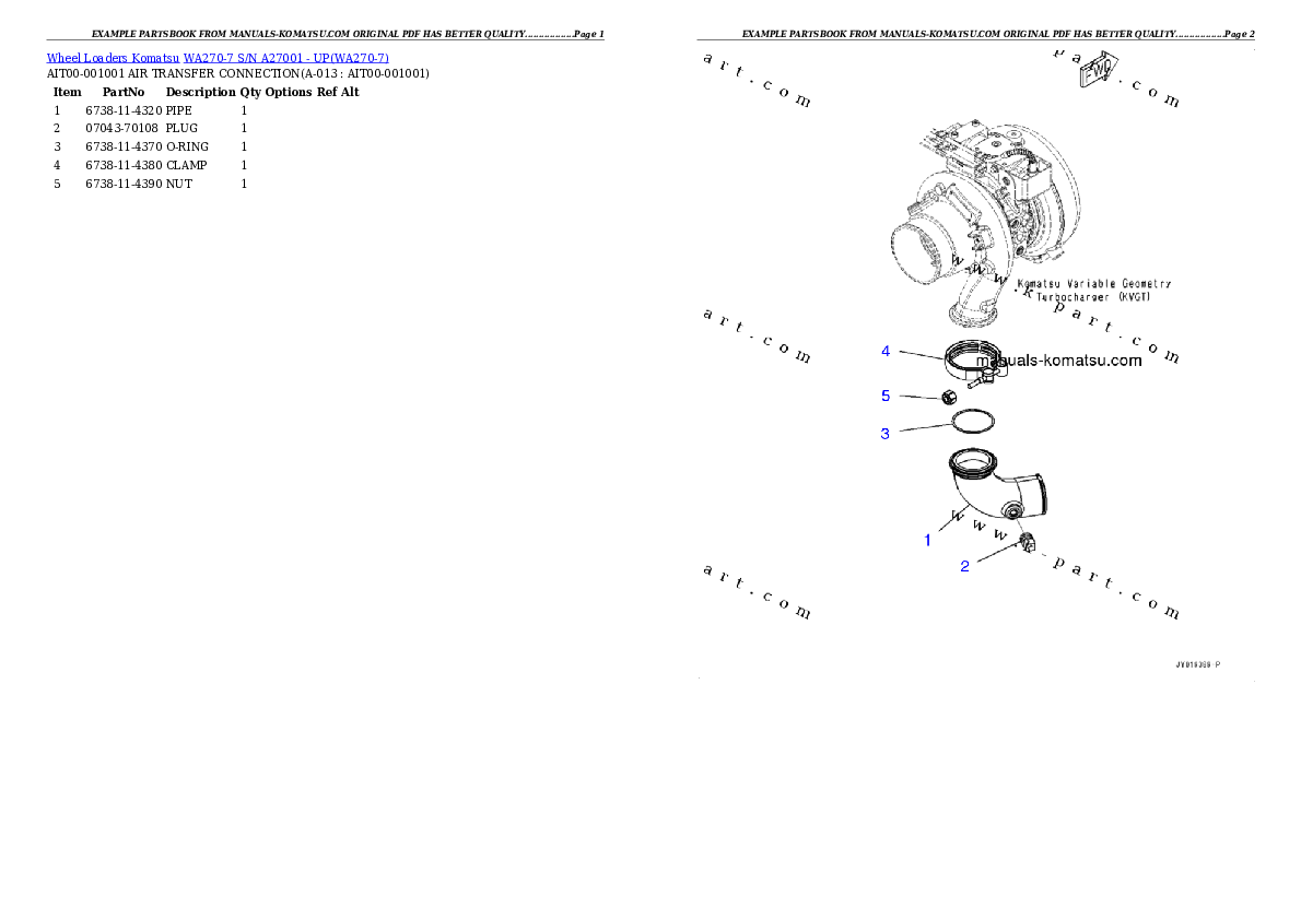 Protected: WA270-7 S/N A27001 – UP Partsbook