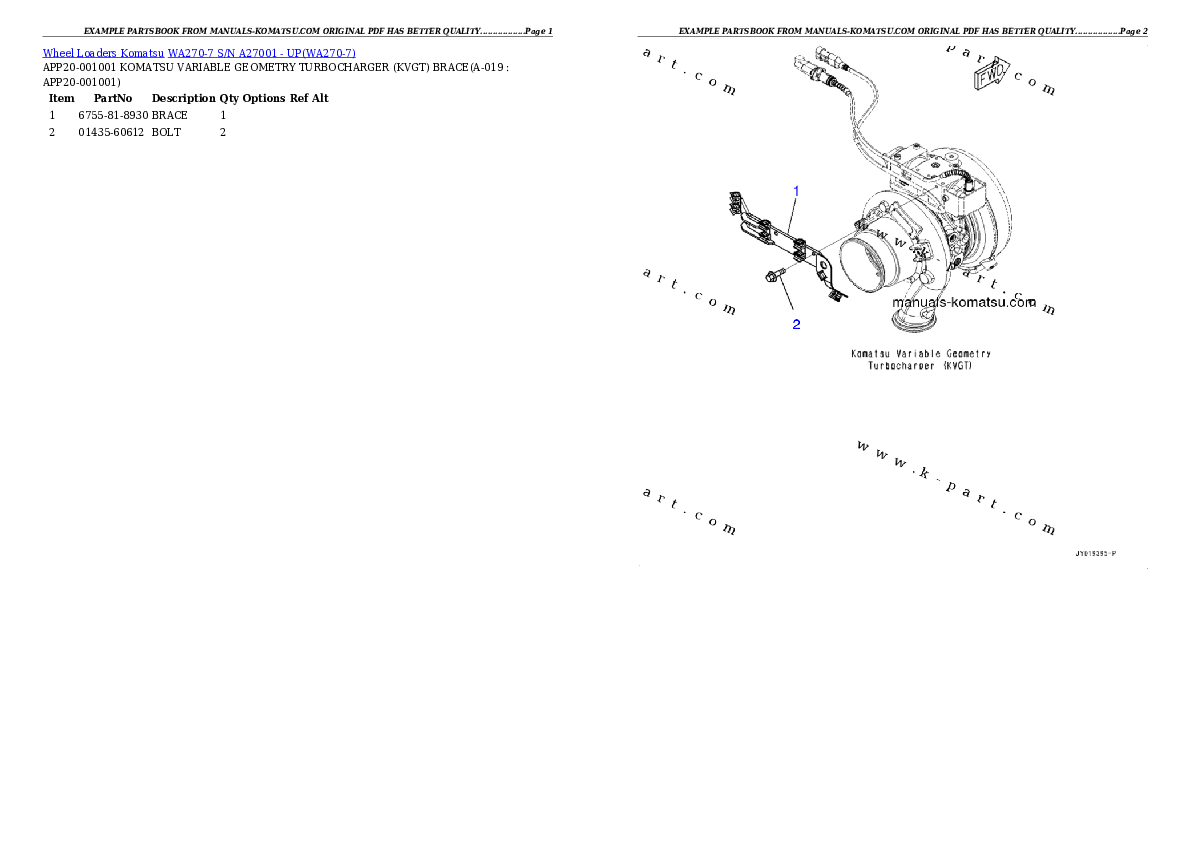 Protected: WA270-7 S/N A27001 – UP Partsbook
