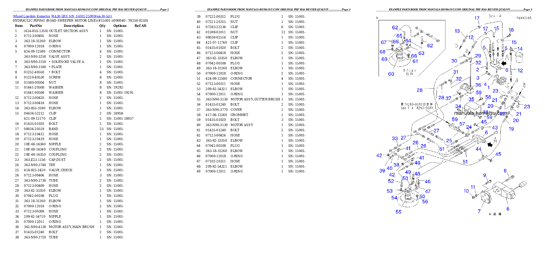 Protected: WA30-5RS S/N 15001-25999 Partsbook