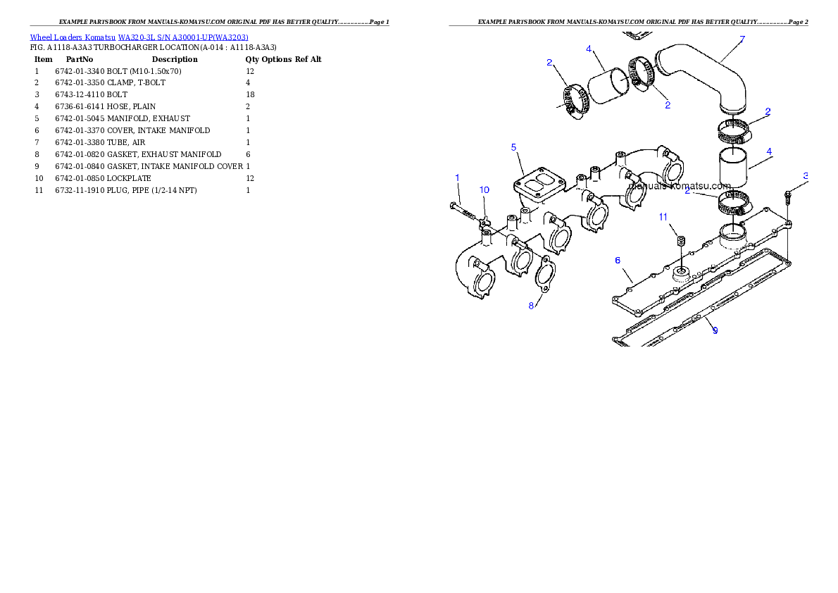 Protected: WA320-3L S/N A30001-UP Partsbook