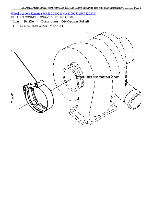 Protected: WA320-3MC S/N A31001-Up Partsbook