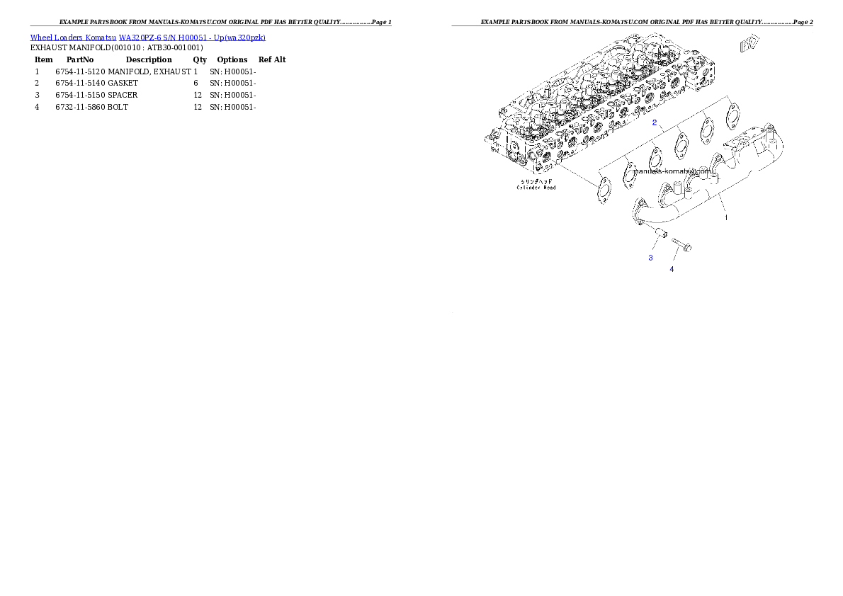 Protected: WA320PZ-6 S/N H00051 – Up Partsbook