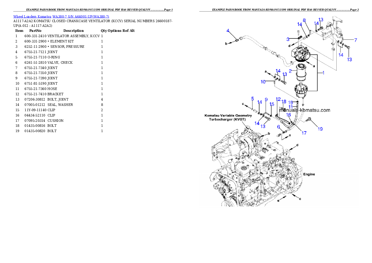 Protected: WA380-7 S/N A64001-UP Partsbook