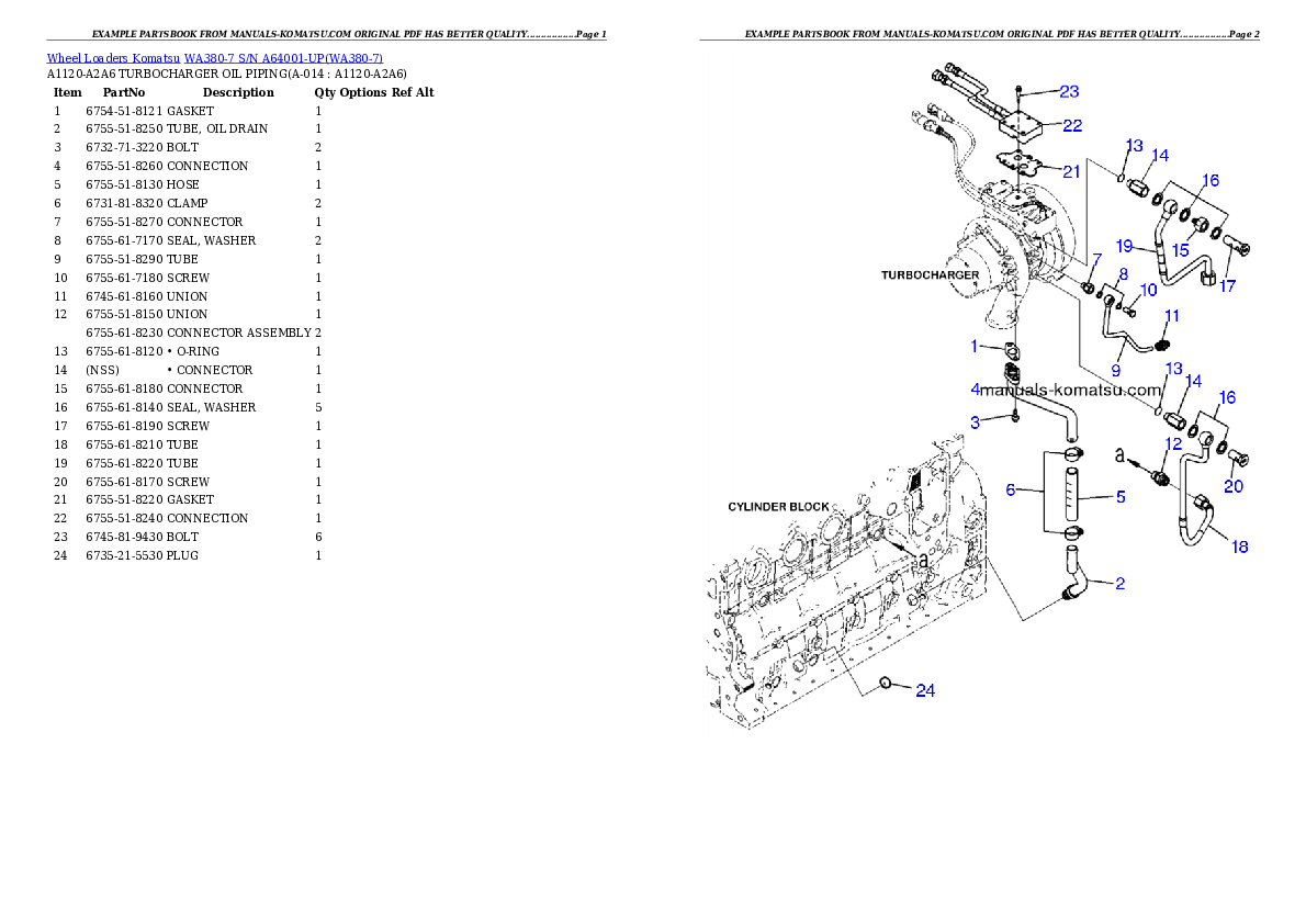 Protected: WA380-7 S/N A64001-UP Partsbook