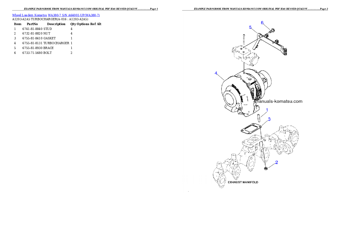 Protected: WA380-7 S/N A64001-UP Partsbook