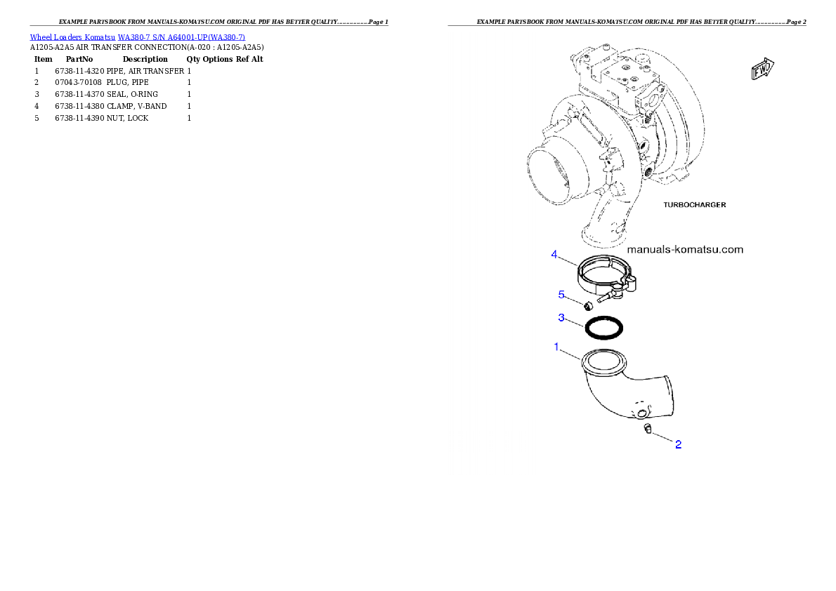 Protected: WA380-7 S/N A64001-UP Partsbook