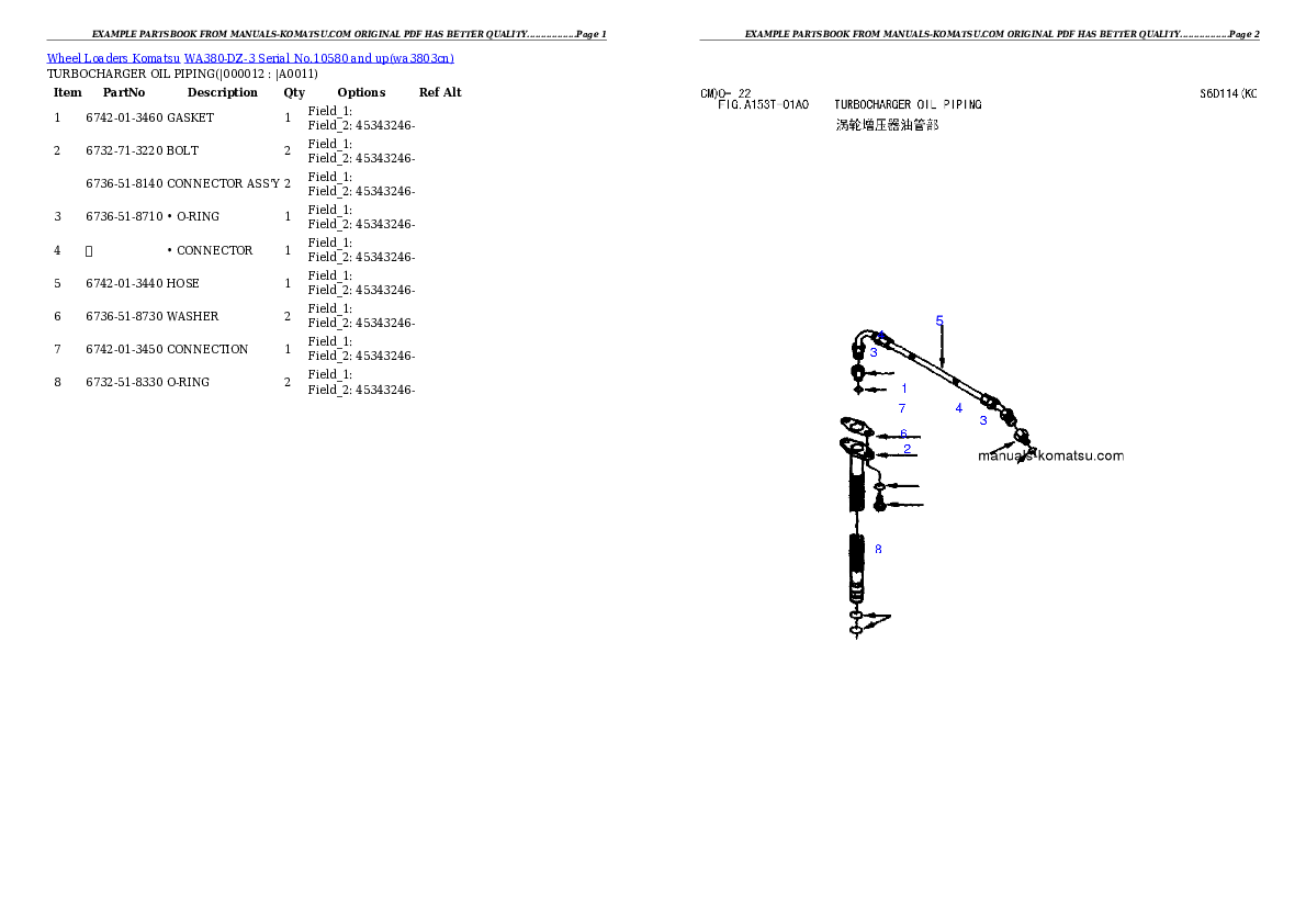 Protected: WA380-DZ-3 Serial No.10580 and up Partsbook