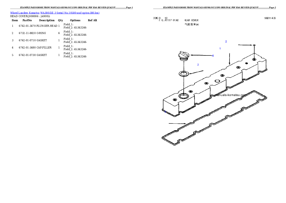 Protected: WA380-DZ-3 Serial No.10580 and up Partsbook