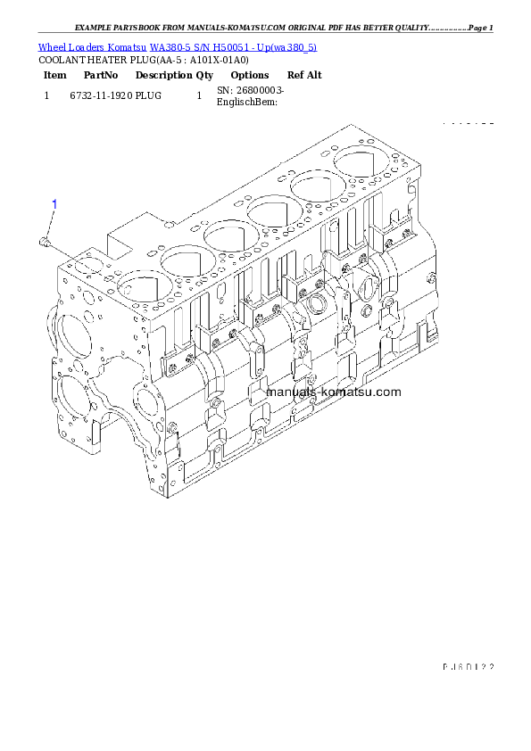 Protected: WA380-5 S/N H50051 – Up Partsbook