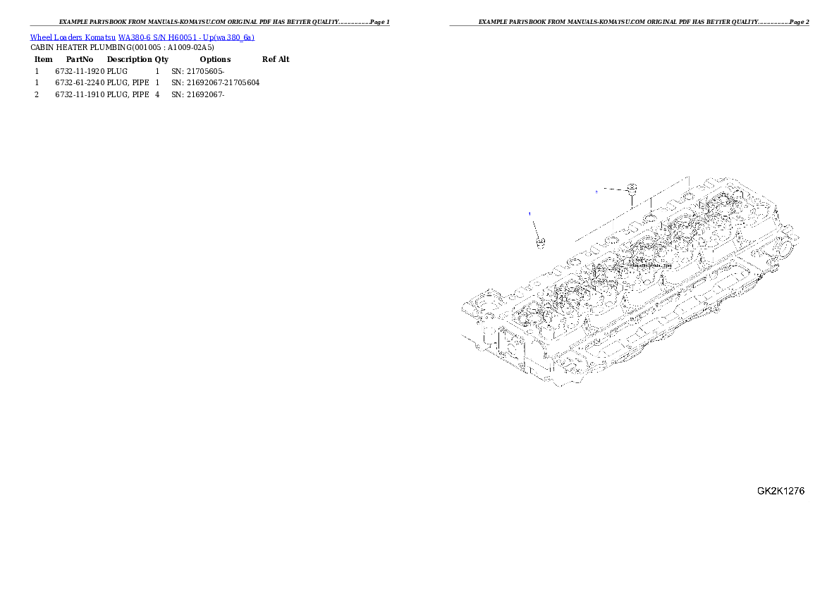 Protected: WA380-6 S/N H60051 – Up Partsbook