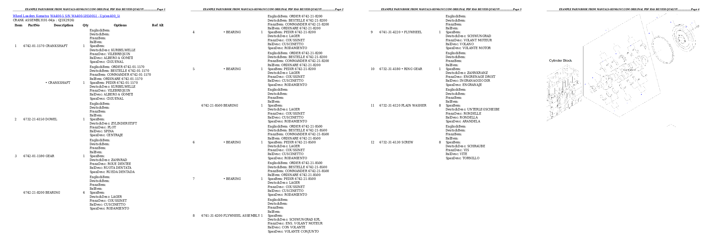 Protected: WA400-5 S/N WA400-5H50051 – Up Partsbook