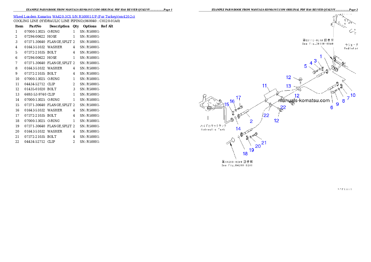 Protected: WA420-3CS S/N R50001-UP (For Turkey) Partsbook