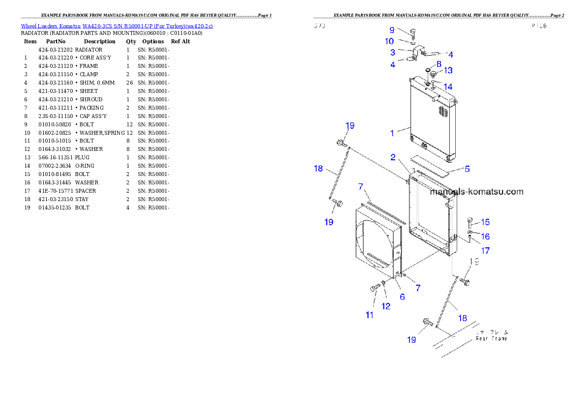 Protected: WA420-3CS S/N R50001-UP (For Turkey) Partsbook