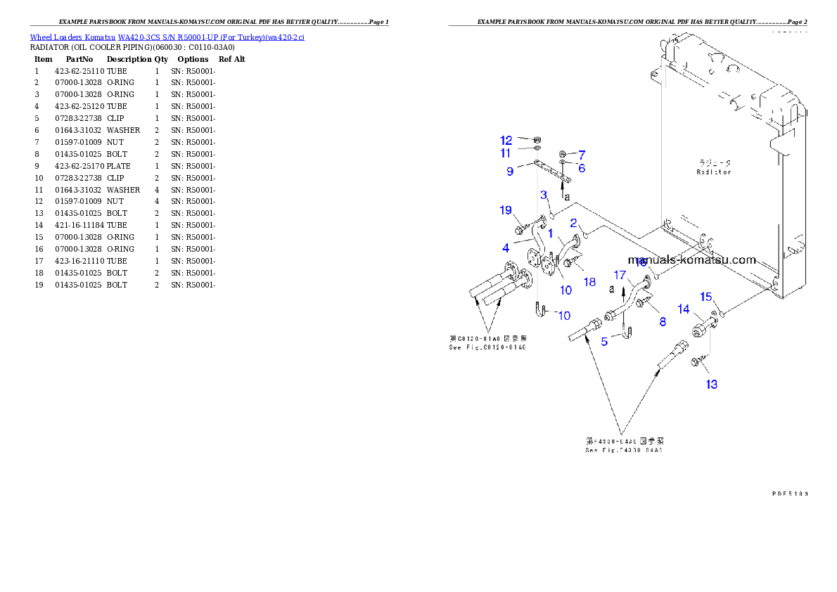 Protected: WA420-3CS S/N R50001-UP (For Turkey) Partsbook