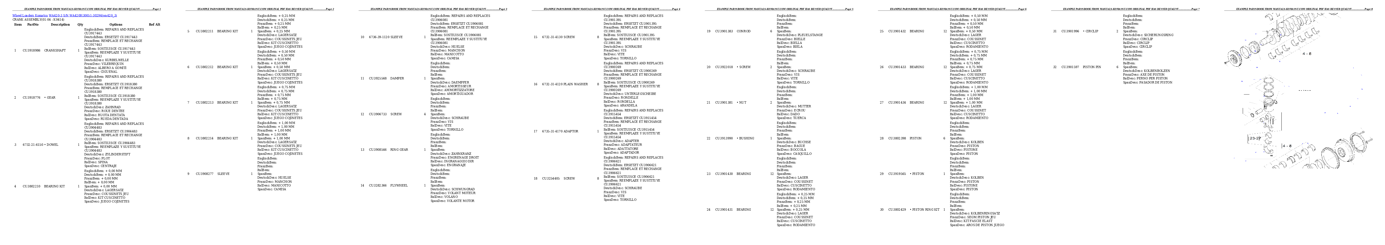 Protected: WA420-3 S/N WA420H30051-30296 Partsbook