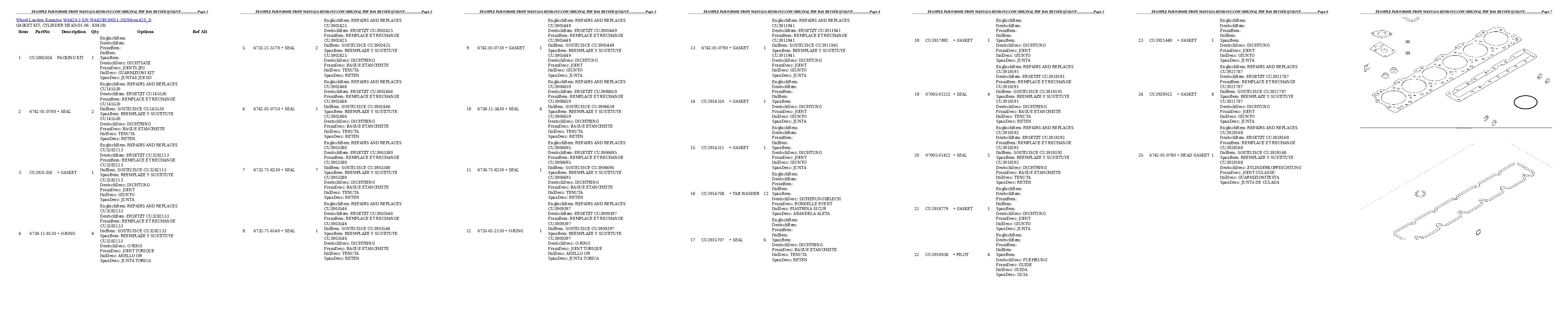 Protected: WA420-3 S/N WA420H30051-30296 Partsbook