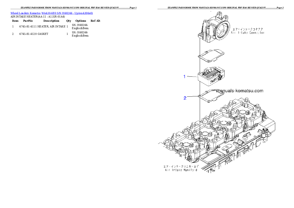 Protected: WA430-6E0 S/N H60266 – Up Partsbook