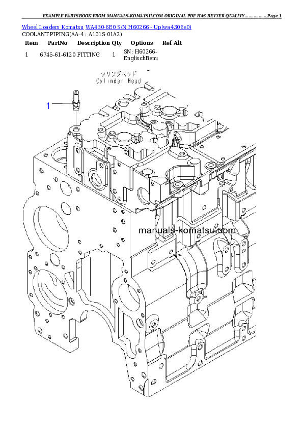 Protected: WA430-6E0 S/N H60266 – Up Partsbook